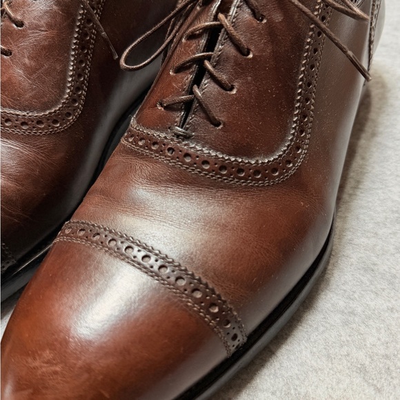 Kiton Men’s Oxford Dress Shoes US 11.5 12 Antique Dark Brown Museum Patina main image 4